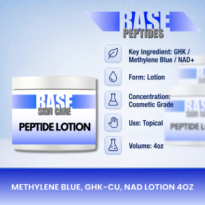 Methylene Blue, GHK-CU, NAD Lotion 4oz